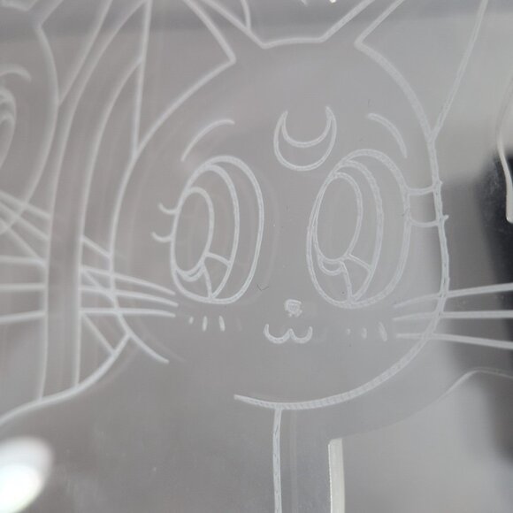 Sailor Moon Cat Etched LED Lamp Light Naoka Takeuchi Toei Just Funky Luna - Picture 16 of 16